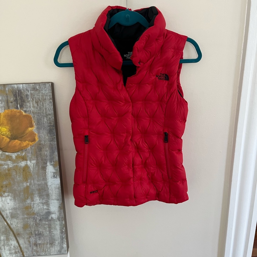 North Face Red Vest